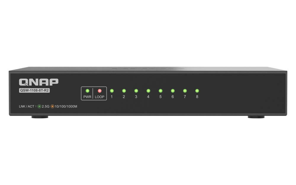 QNAP QSW 1108 8T R2 Switch  Bild © QNAP
