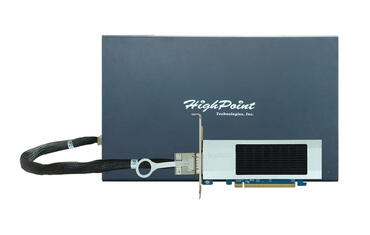 HighPoint PCIe Gen5 x16-Adapter mit CDFP-Unterstützung für Grafikkarten und NVMe-Erweiterungen