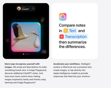 Apple Intelligence ChatGPT und co