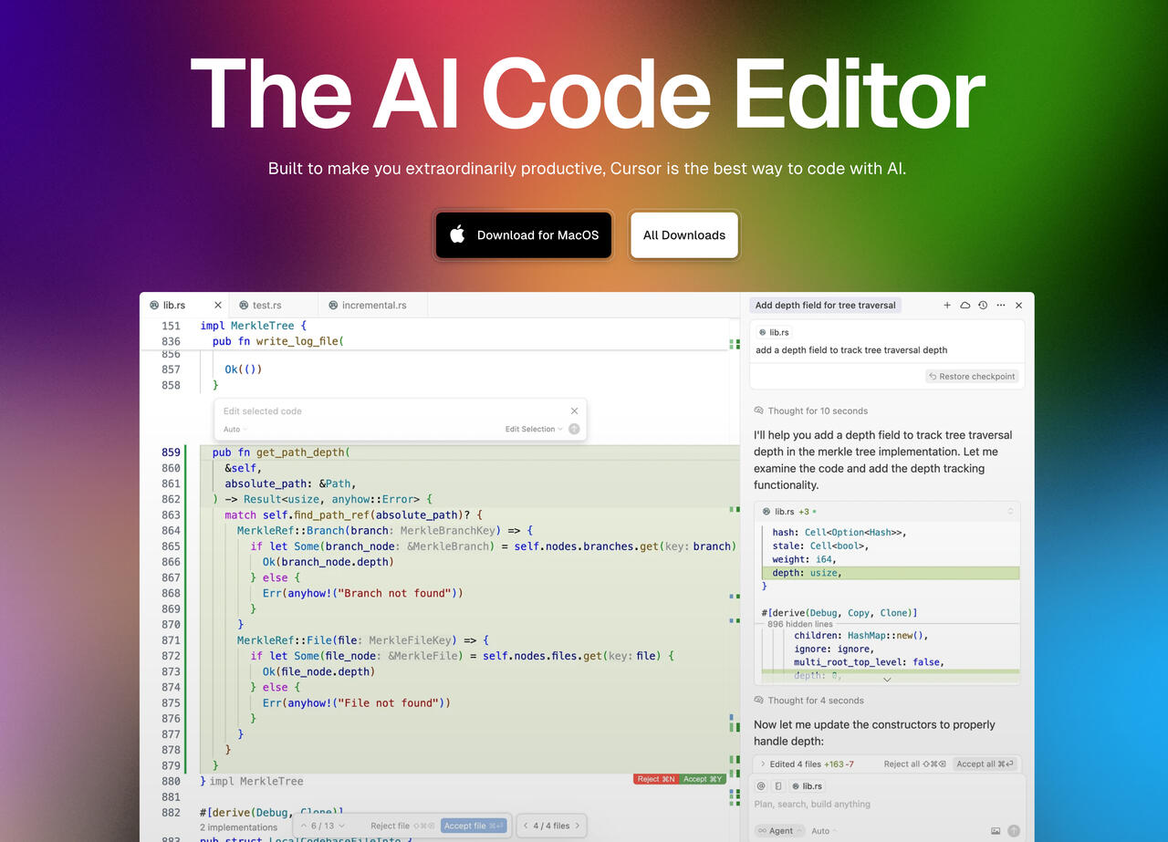 Cursor AI Code Editor auf Ubuntu installieren  Bild © Cursor