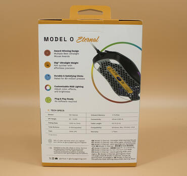Glorious Model O Eternal Verpackung Rückseite