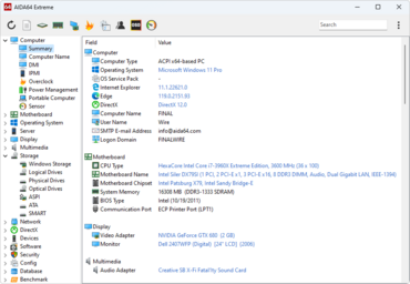 AIDA64 v7.70 Screenshot 2