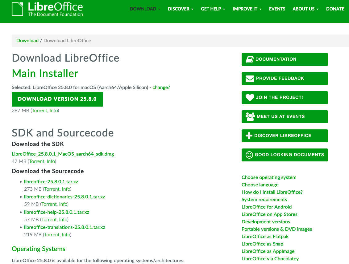 LibreOffice 25.8 RC1  Bild © LibreOffice