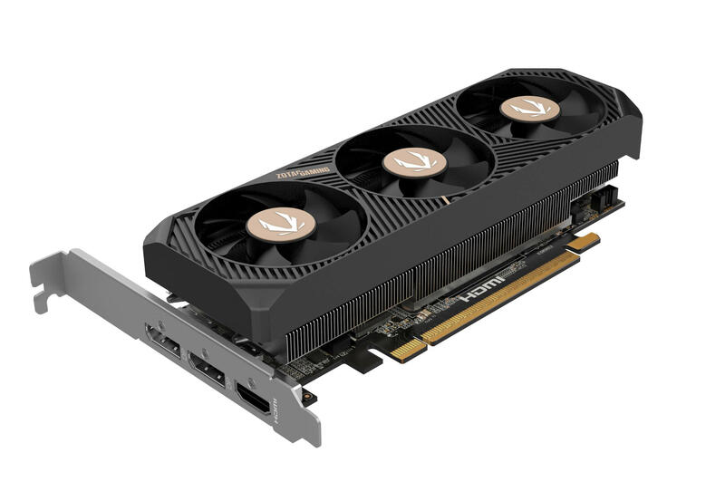 ZOTAC GAMING GeForce RTX 5060 Low Profile Seitenansicht ZOTAC GAMING GeForce RTX 5060 Low Profile Seitenansicht