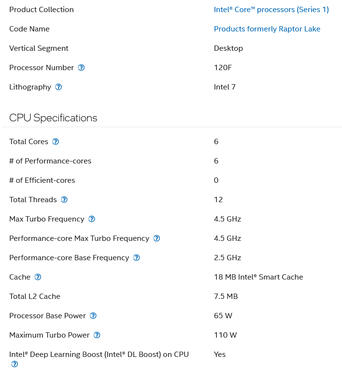 Intel Core 5 120F