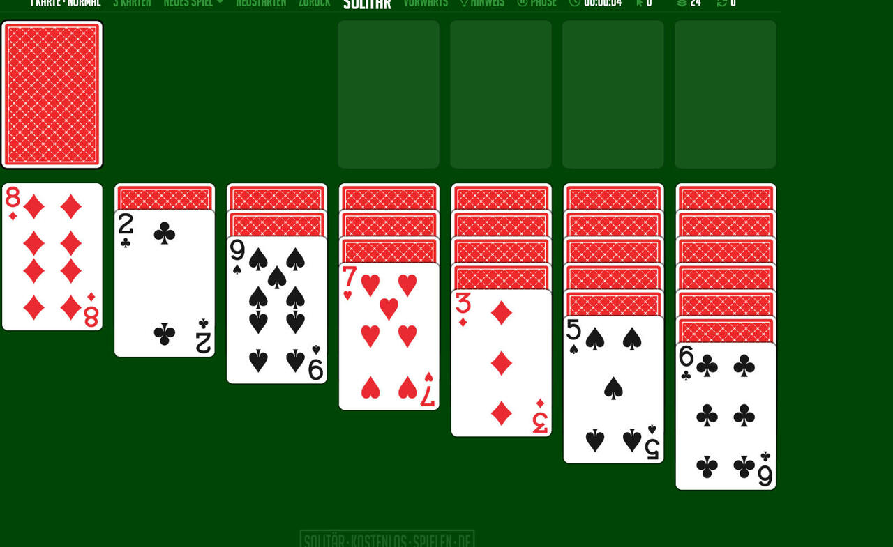 Solitaire Spieler  Bild © solitär-kostenlos-spielen