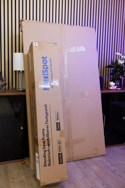 Flexispot E9 Verpackung Flexispot E9 Verpackung