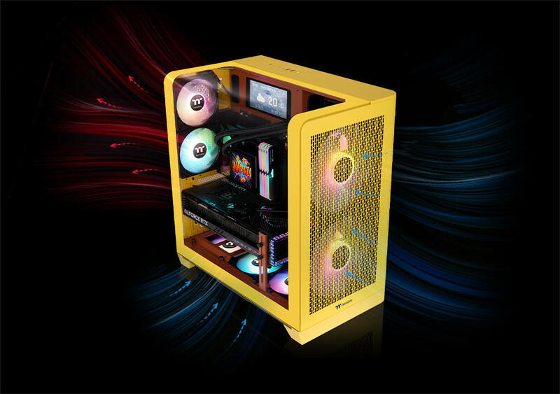 Thermaltake View 390 Air Airflow
