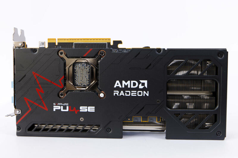 Sapphire Radeon RX 9070 Pulse Backplate Sapphire Radeon RX 9070 Pulse Backplate