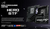 ASUS ROG Crosshair X870E HERO BTF bringt Rear-Connector-Design, PCIe 5.0-NVMe und 8600 MT/s DDR5 für AM5-Systeme