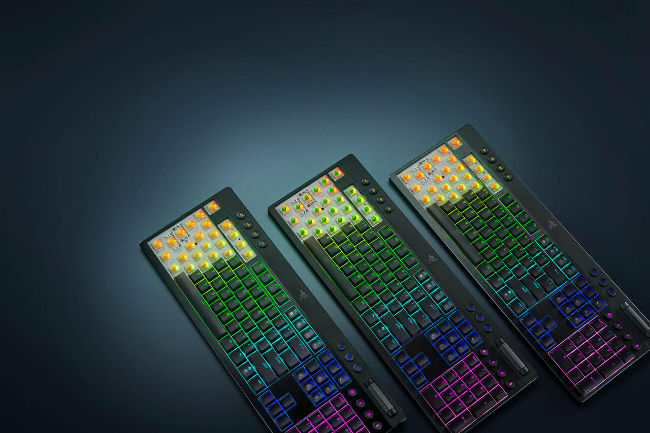 Blackwidow V4 Low Profile Hyperspeed Tastatur  Bild © Razer