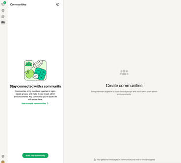 WhatsApp Web  Communities