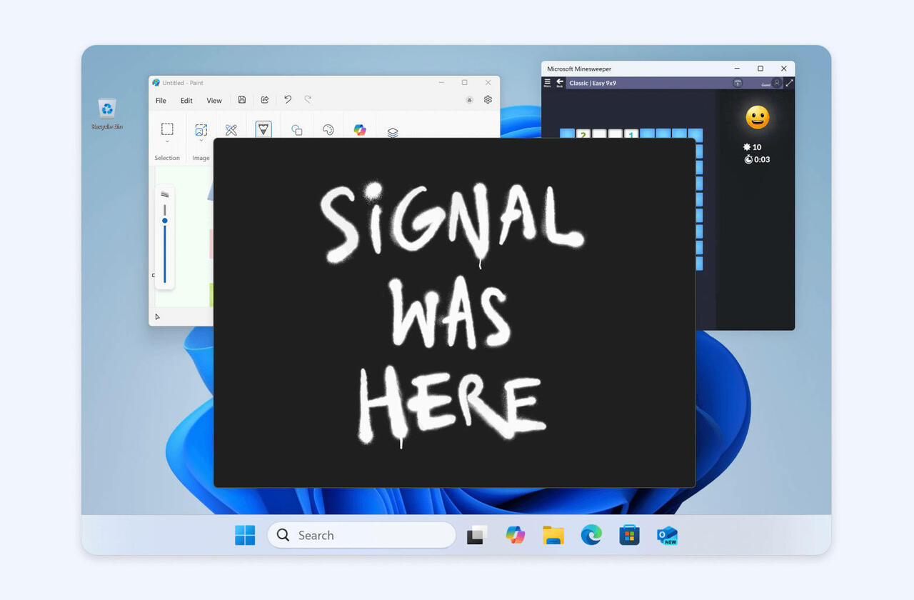 Signal ReCall  Bild © Signal