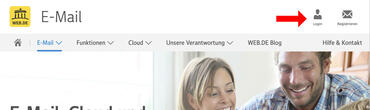 WEB.DE Login finden
