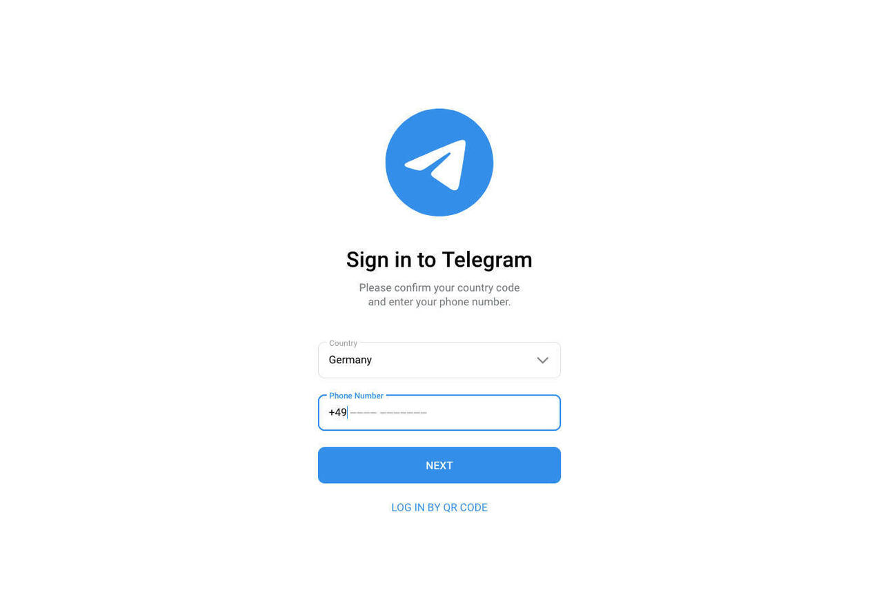 Telegram Web und Telegram Desktop Login  Bild © Telegram