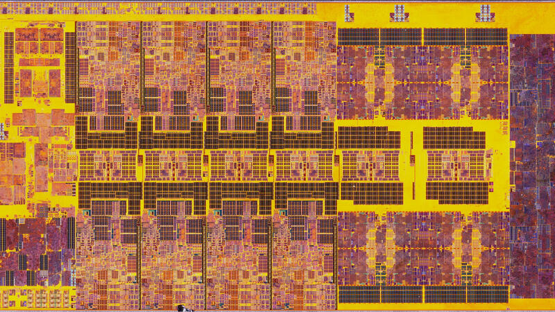 Intel Bartlett Lake S Die Intel Bartlett Lake S Die