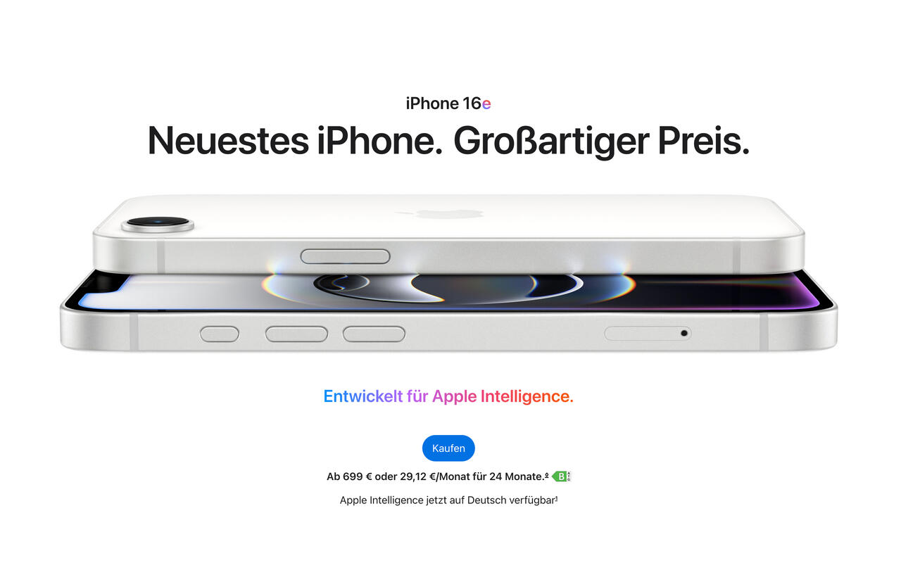 iPhone 17e Leak  Bild © Apple