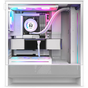 NZXT N7 B850 weiß im Gehäuse