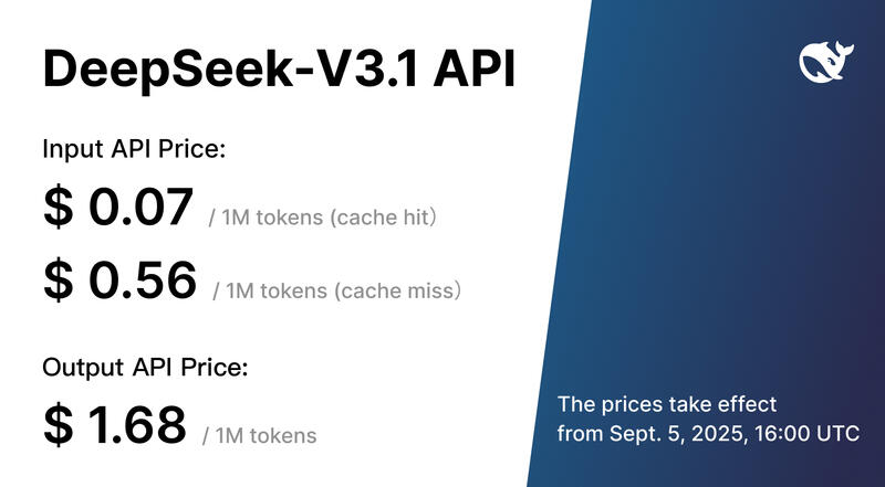 Deepseek V3.1 Preise Deepseek V3.1 Preise
