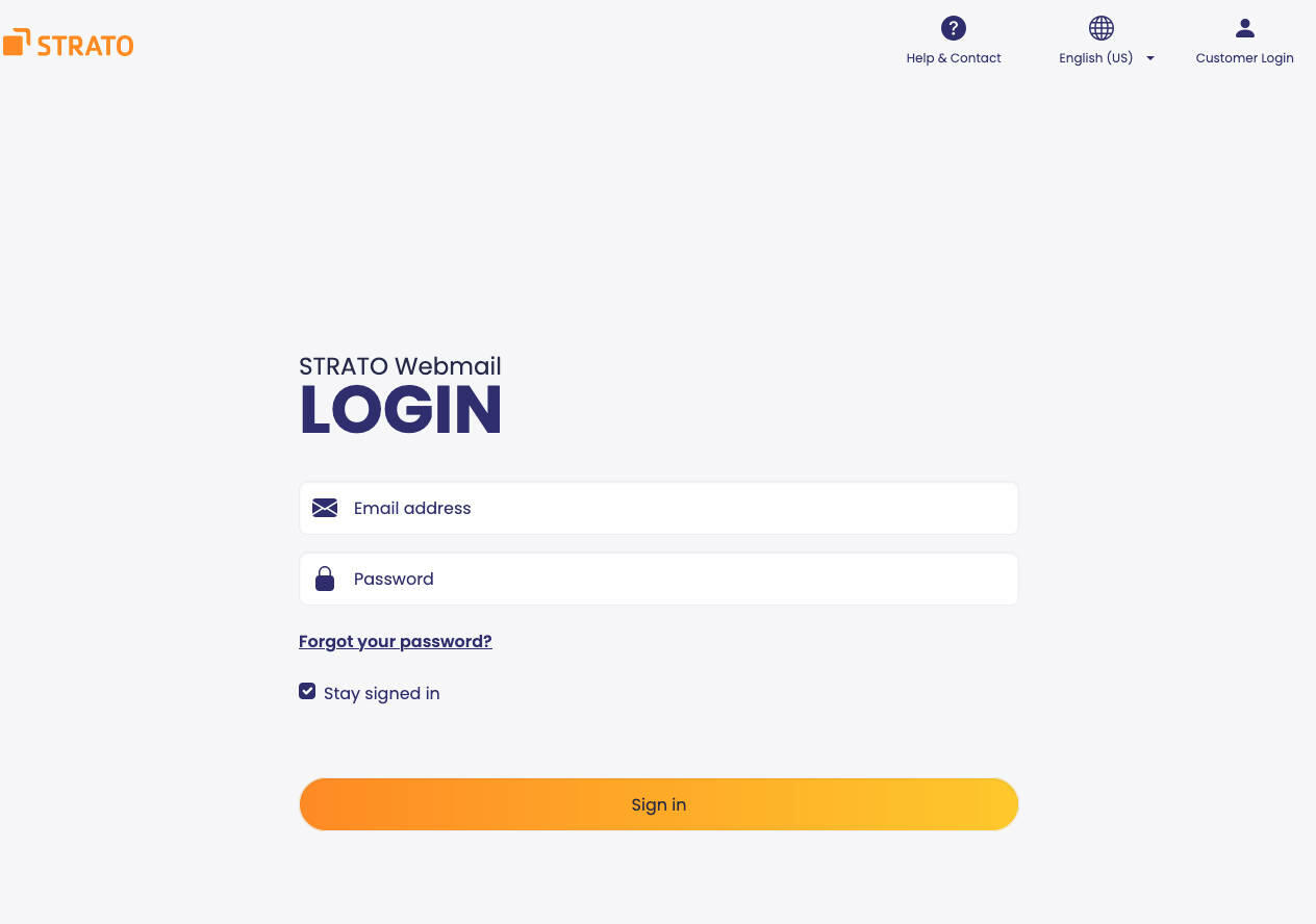 Strato Webmail  Bild © Strato