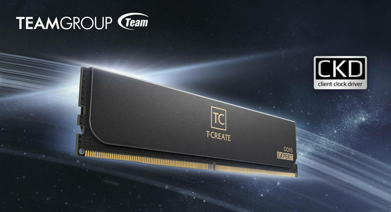 Team Group T CREATE EXPERT CKD DDR5 RAM Release Team Group T CREATE EXPERT CKD DDR5 RAM Release