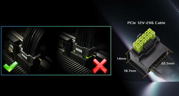 ASRock  12V 2x6 600W Anschluss