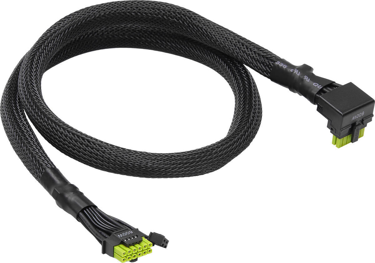 ASRock  12V 2x6 600W L Type Kabel  Bild © ASRock