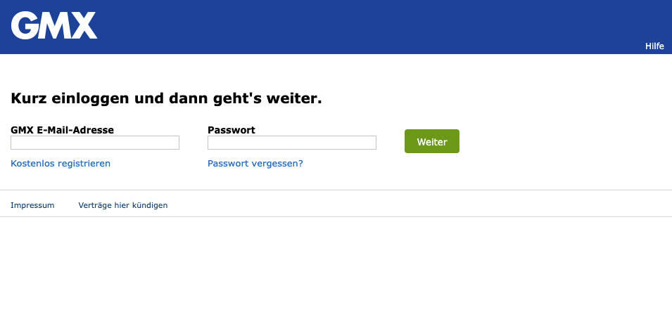 GMX Login geht nicht? Lösungen für GMX Login Probleme  Bild © GMX