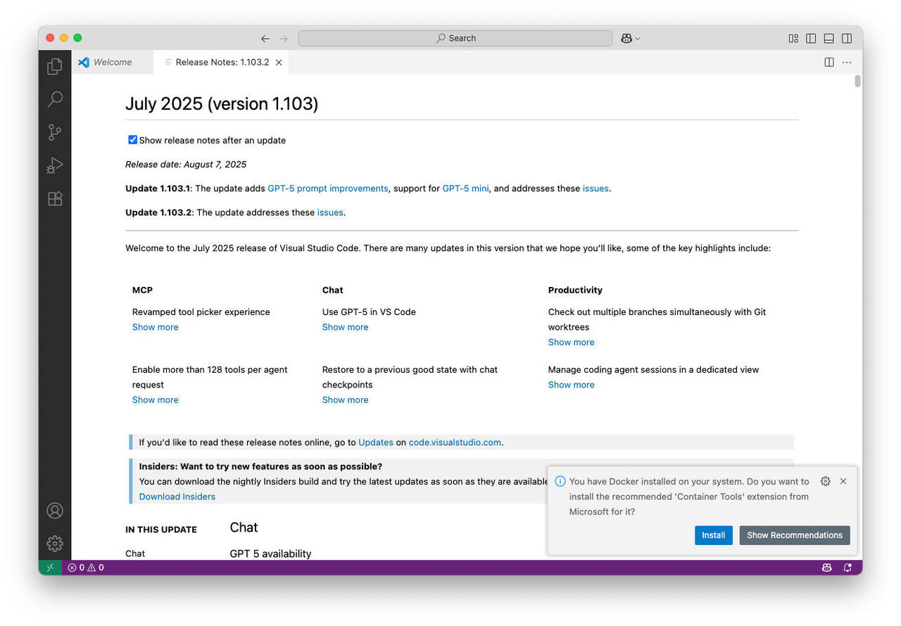 Microsoft Visual Studio Code (VS Code)   Kostenloser AI Code Editor zum Download  Bild © Eigene