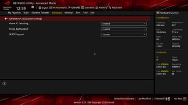 ASUS ROG Crosshair X870E HERO BIOS Advanced PCie