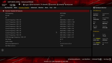 ASUS ROG Crosshair X870E HERO BIOS Extreme Tweaker AI Features