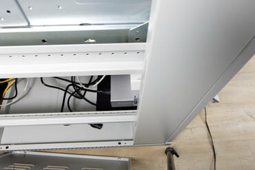 Lanberg Homelab Server RACK Aufbau Seitentür