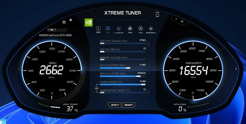 MSI RTX 5060 8G Gaming OC 8GB Übertaktung MSI RTX 5060 8G Gaming OC 8GB Übertaktung