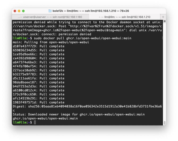 Open WebUI mit Docker installieren