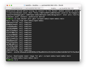 Open WebUI mit Docker installieren