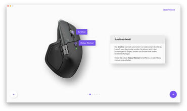 Logitech MX Master 4 Software Scrollradmodi