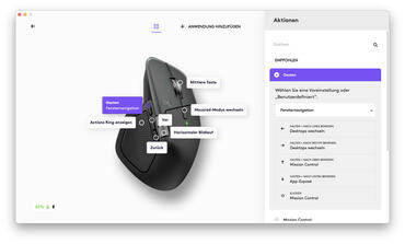 Logitech MX Master 4 Software Gesten