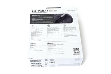 Logitech MX Master 4 Verpackung Rückseite