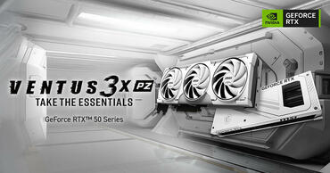 MSI GeForce RTX 5070 Ti 16G VENTUS 3X PZ als Project Zero mit rückseitiger Stromversorgung und magnetischer Backplate