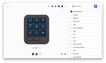 Logitech MX CreativeConsole Options+ Keypad Photoshoplugin