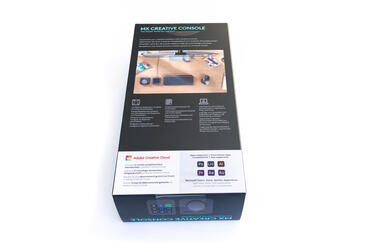 Logitech MX CreativeConsole Verpackung Rückseite