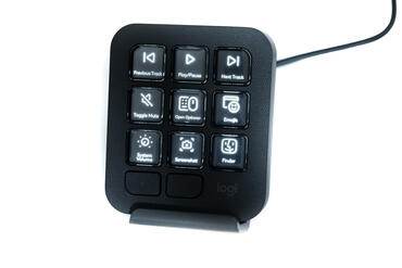 Logitech MX CreativeConsole KeyPad Tasten Standardeinstellung