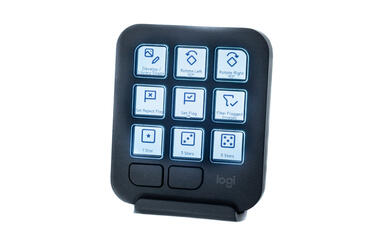 Logitech MX CreativeConsole KeyPad Tasten Lightroom