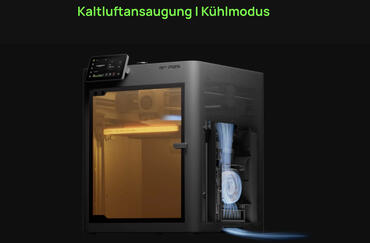 Bambu Lab P2S Kühlung