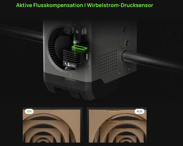 Bambu Lab P2S Flusskompensation