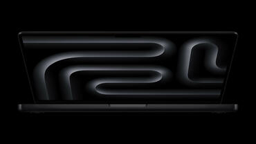Apples MacBook Pro 14 in Schwarz