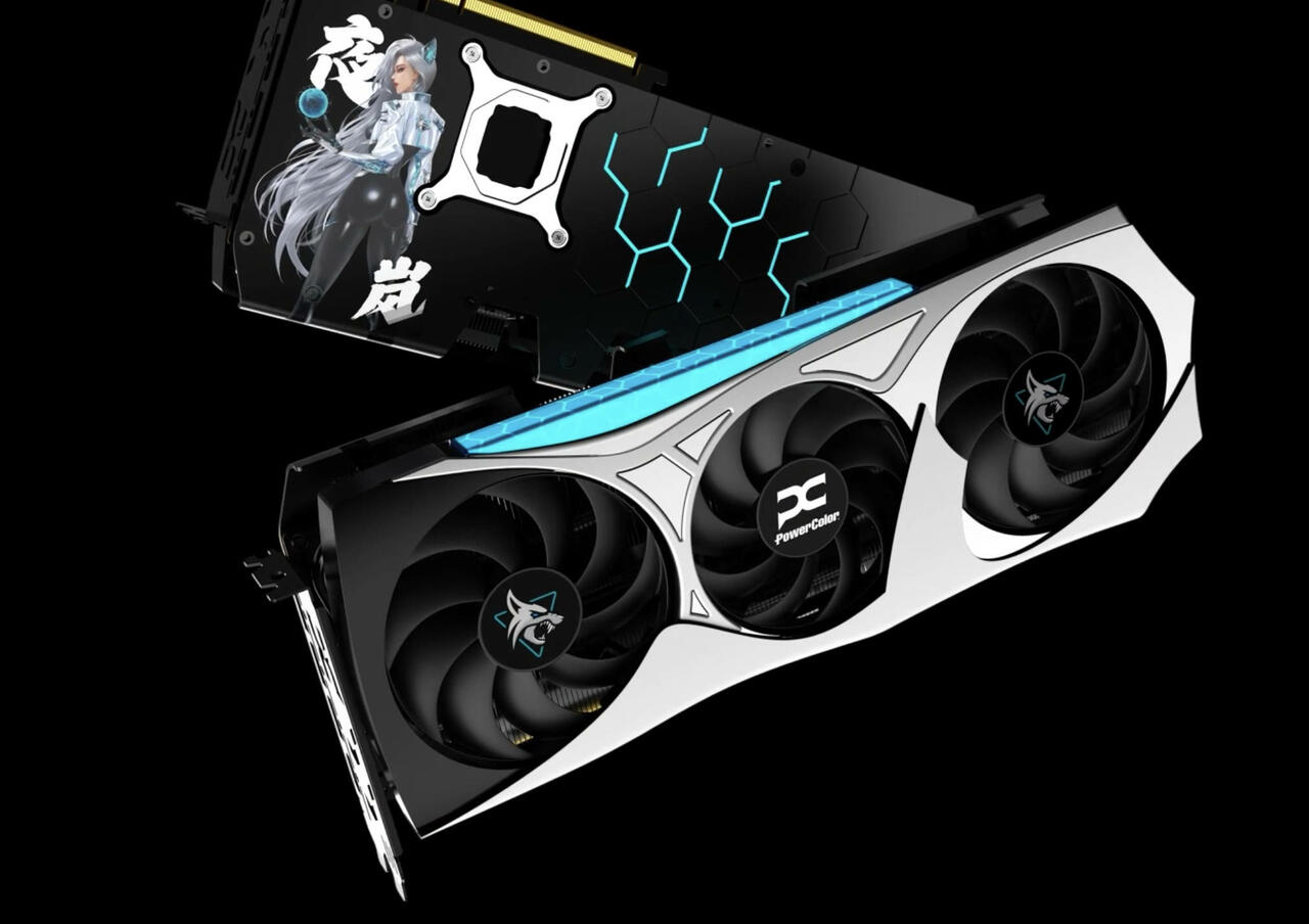 PowerColor Radeon RX 9070 XT Hellhound REVA Edition Design  Bild © PowerColor