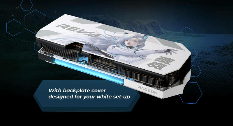 PowerColor Radeon RX 9070 XT Hellhound REVA Edition Backplate 2 PowerColor Radeon RX 9070 XT Hellhound REVA Edition Backplate 2