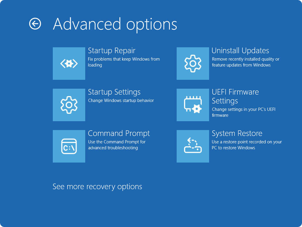 Windows 11 Recovery  Bild © Microsoft