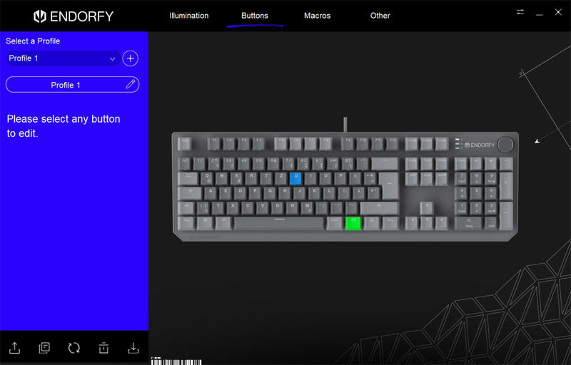 Endorfy Thock v2 Software 2 Tastenbelegung
